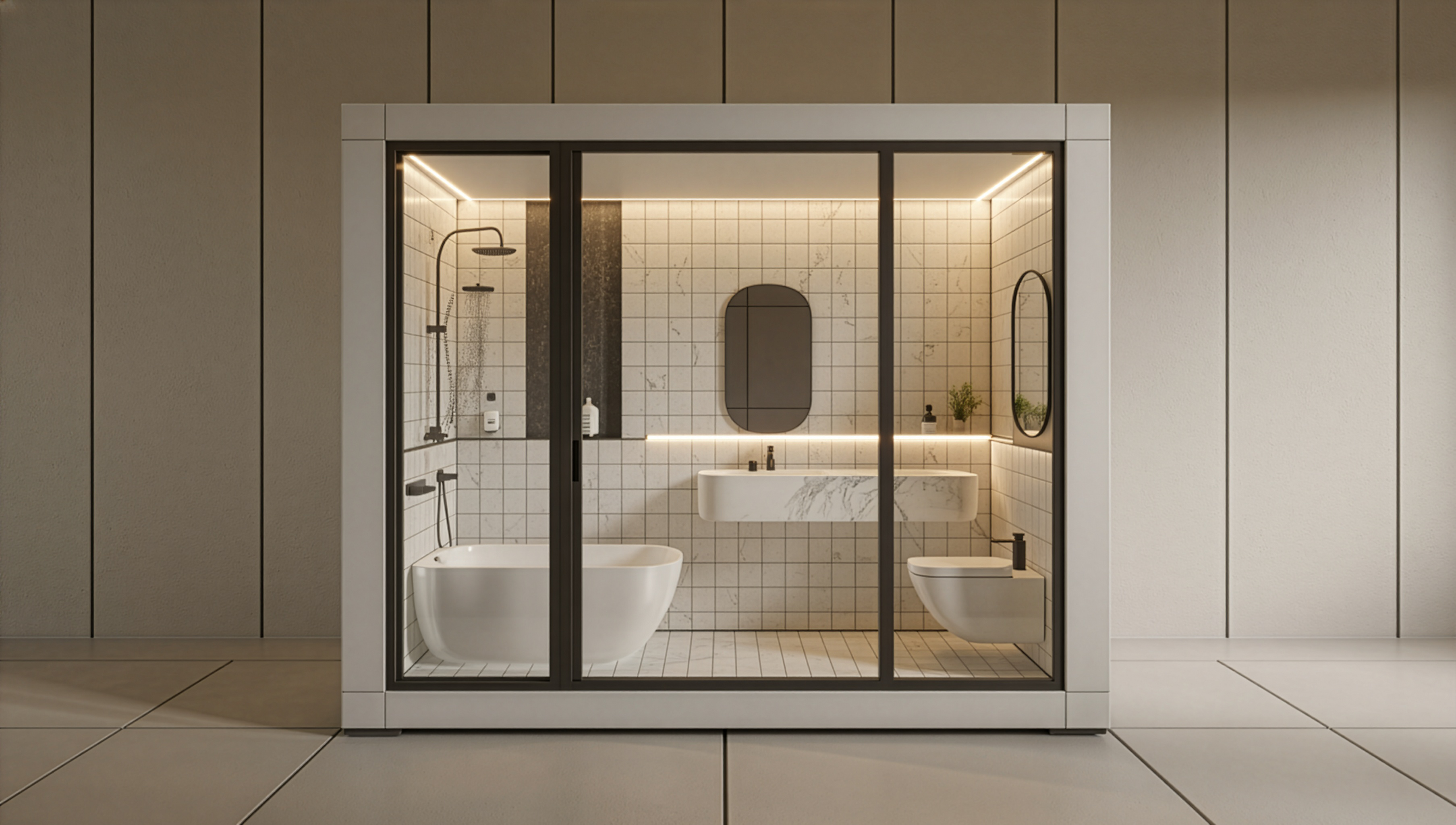 Bagni prefabbricato monoblocco Sarti di Bagni - Mantova