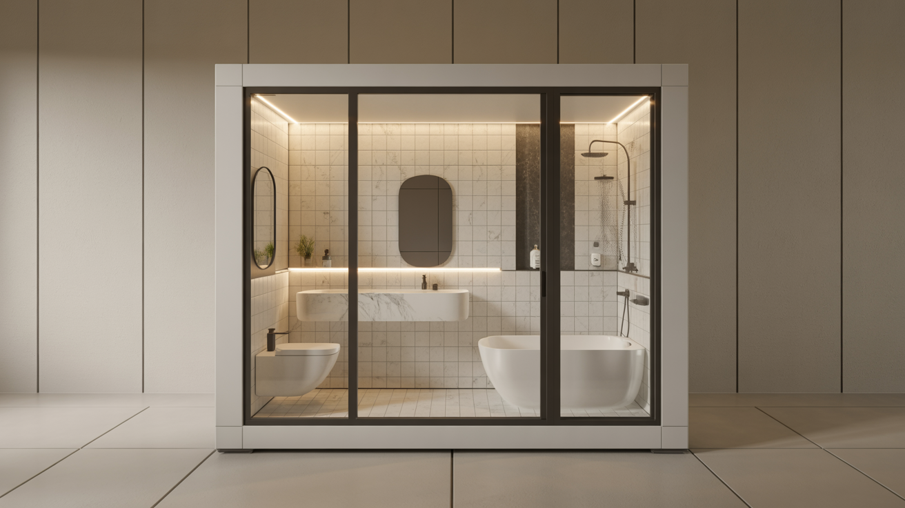 Bagni prefabbricato monoblocco Sarti di Bagni - Mantova