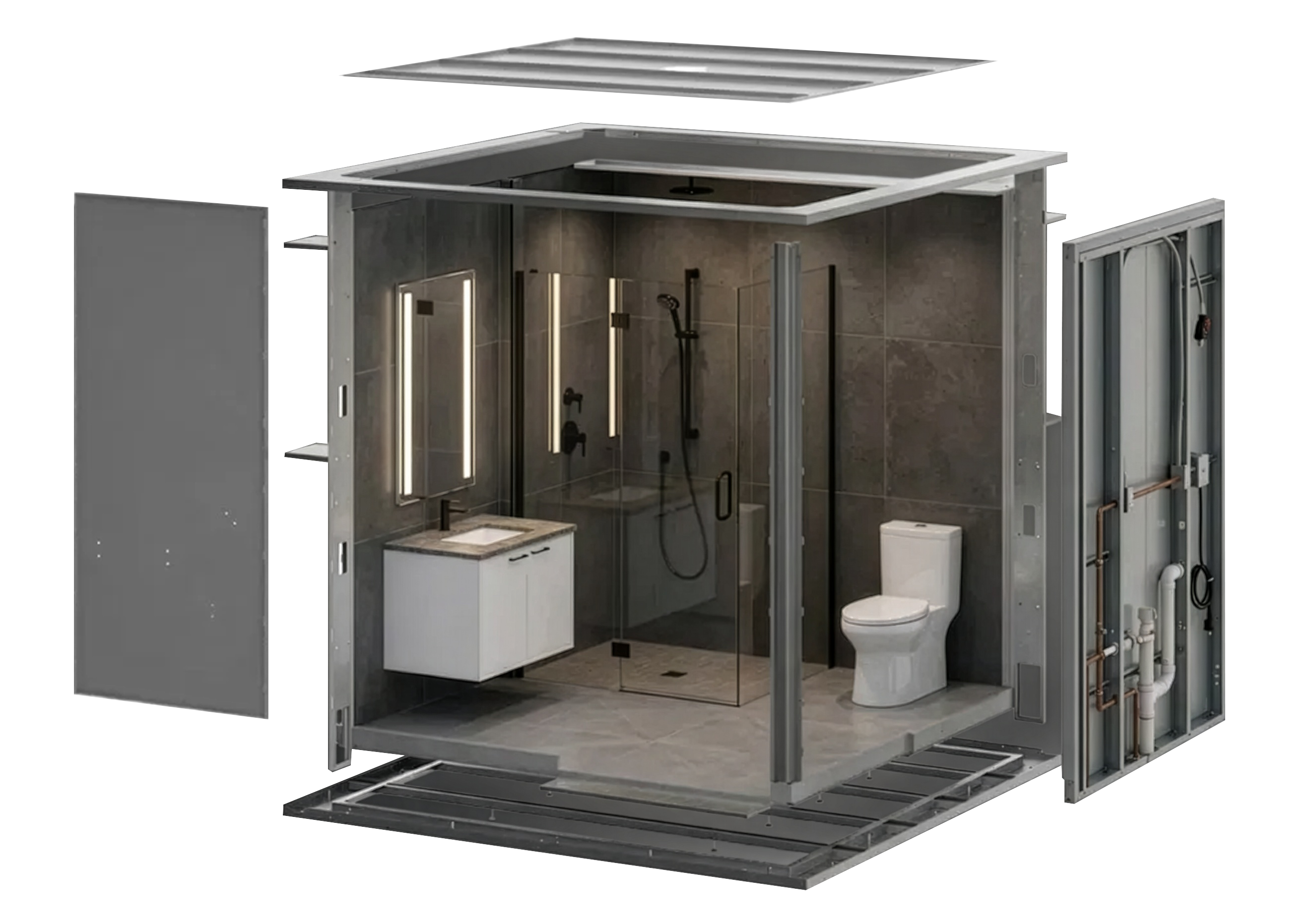 SDB - Sarti di Bagni - bagno prefabbricato su misura - Mantova